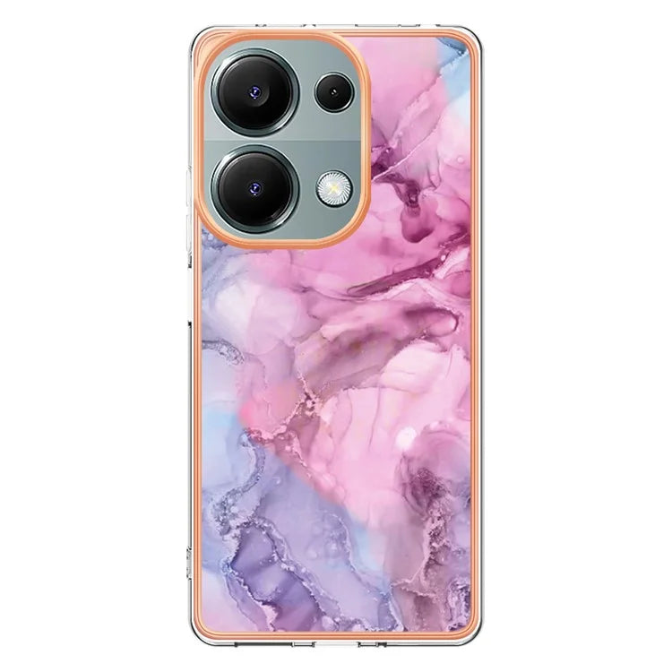 YB IMD Series-16 Style-E For Xiaomi Redmi Note 13 Pro 4G / Poco M6 Pro 4G Case 2.0mm Electroplating TPU Cover