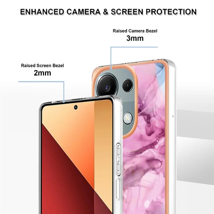 YB IMD Series-16 Style-E For Xiaomi Redmi Note 13 Pro 4G / Poco M6 Pro 4G Case 2.0mm Electroplating TPU Cover