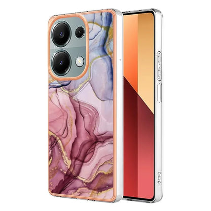 YB IMD Series-16 Style-E For Xiaomi Redmi Note 13 Pro 4G / Poco M6 Pro 4G Case 2.0mm Electroplating TPU Cover Gold