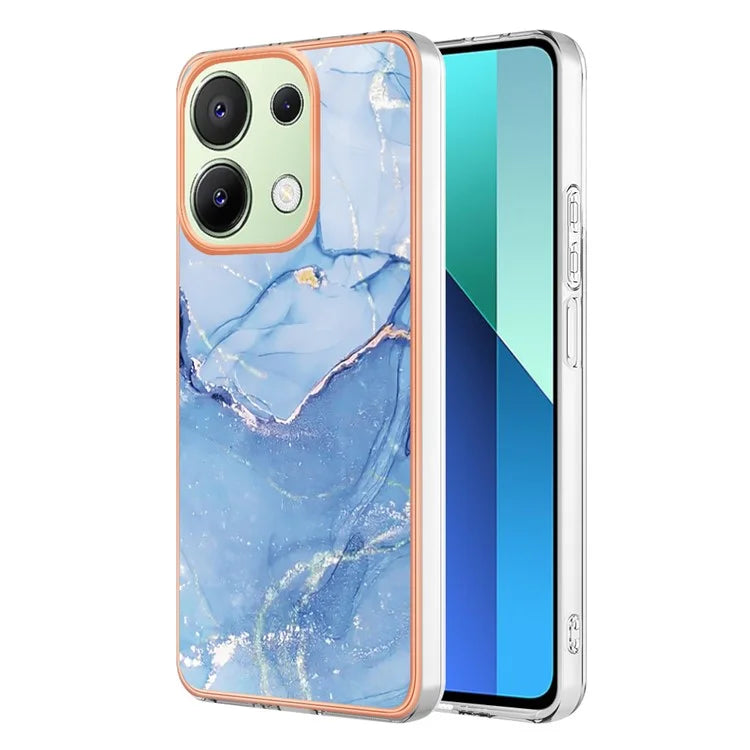 YB IMD Series-16 Style-E For Xiaomi Redmi Note 13 4G Case Electroplating Slim TPU Phone Cover