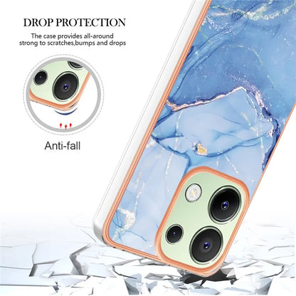 YB IMD Series-16 Style-E For Xiaomi Redmi Note 13 4G Case Electroplating Slim TPU Phone Cover