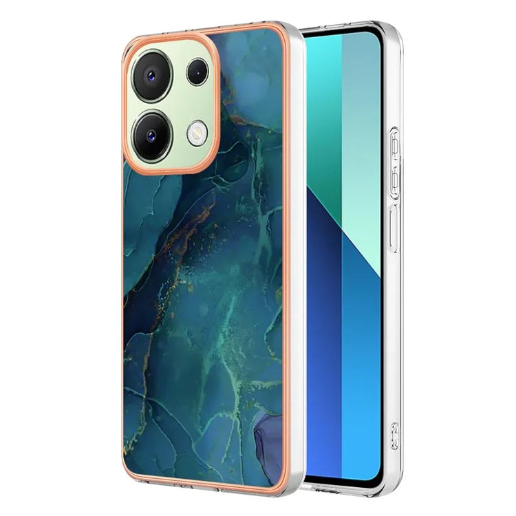 YB IMD Series-16 Style-E For Xiaomi Redmi Note 13 4G Case Electroplating Slim TPU Phone Cover