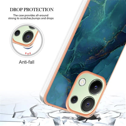 YB IMD Series-16 Style-E For Xiaomi Redmi Note 13 4G Case Electroplating Slim TPU Phone Cover