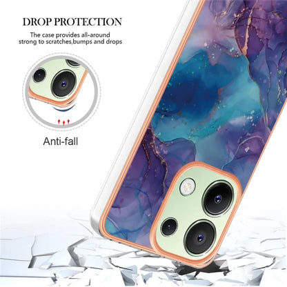YB IMD Series-16 Style-E For Xiaomi Redmi Note 13 4G Case Electroplating Slim TPU Phone Cover