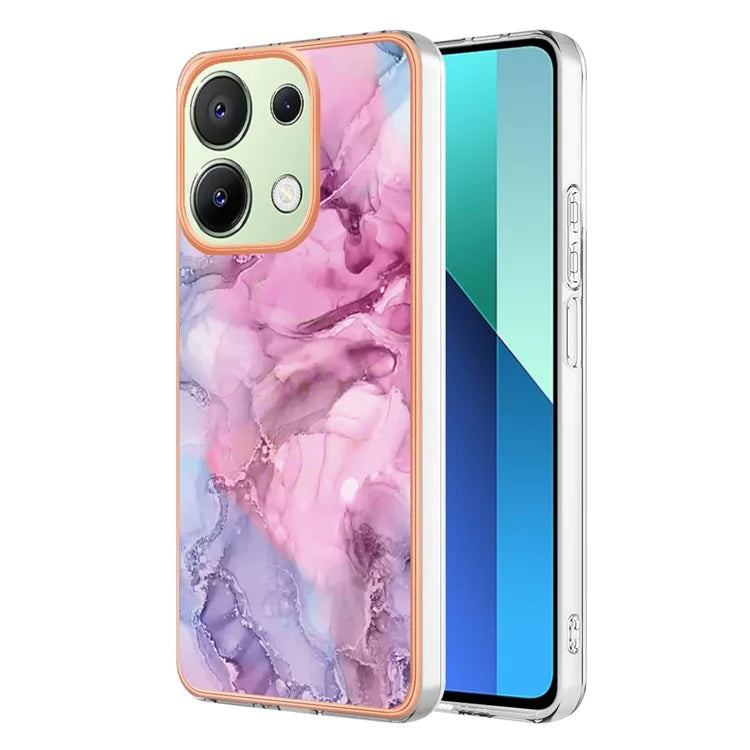 YB IMD Series-16 Style-E For Xiaomi Redmi Note 13 4G Case Electroplating Slim TPU Phone Cover