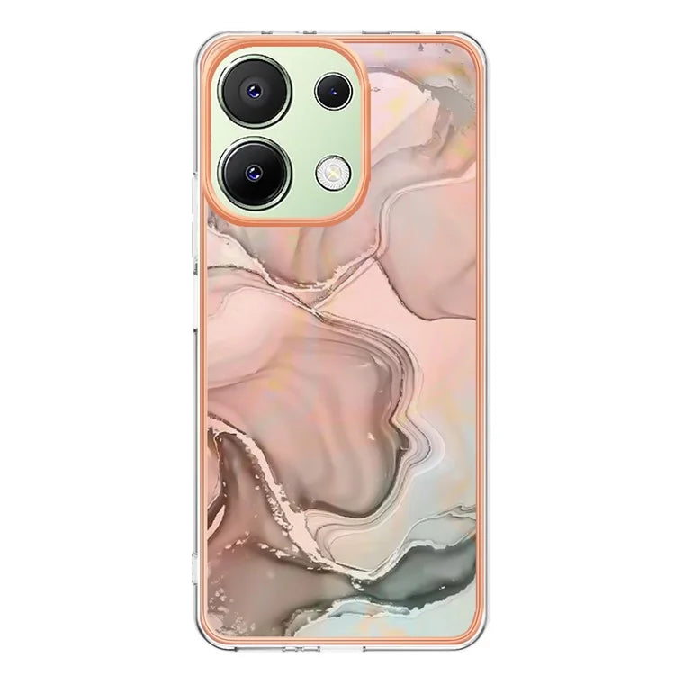 YB IMD Series-16 Style-E For Xiaomi Redmi Note 13 4G Case Electroplating Slim TPU Phone Cover