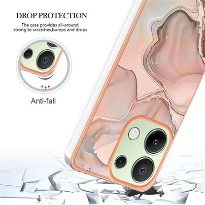 YB IMD Series-16 Style-E For Xiaomi Redmi Note 13 4G Case Electroplating Slim TPU Phone Cover