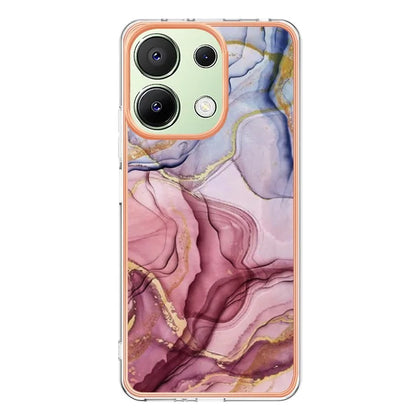 YB IMD Series-16 Style-E For Xiaomi Redmi Note 13 4G Case Electroplating Slim TPU Phone Cover Gold