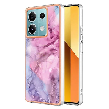 YB IMD Series-16 Style-E For Xiaomi Redmi Note 13 5G Case Electroplating Edge TPU Slim-Fit Back Cover
