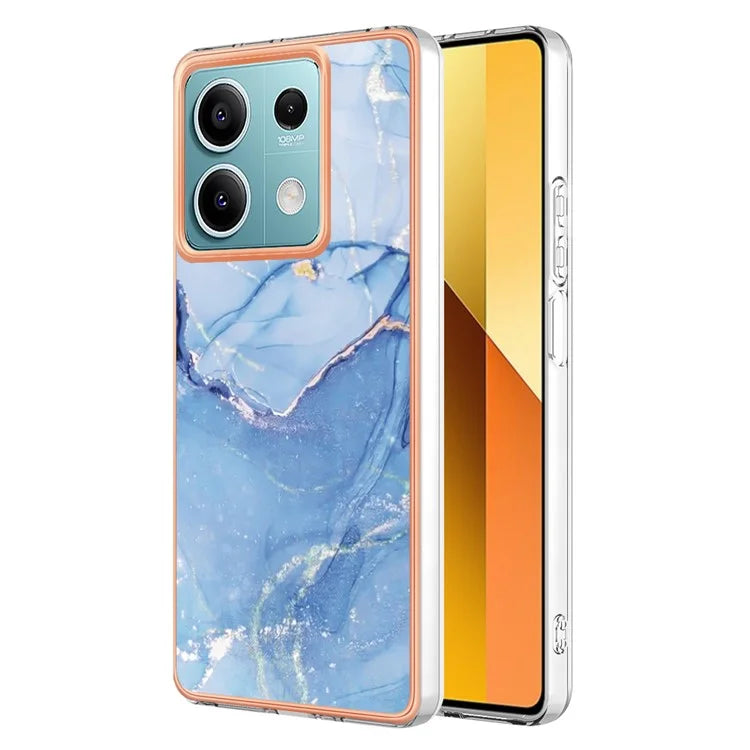 YB IMD Series-16 Style-E For Xiaomi Redmi Note 13 5G Case Electroplating Edge TPU Slim-Fit Back Cover