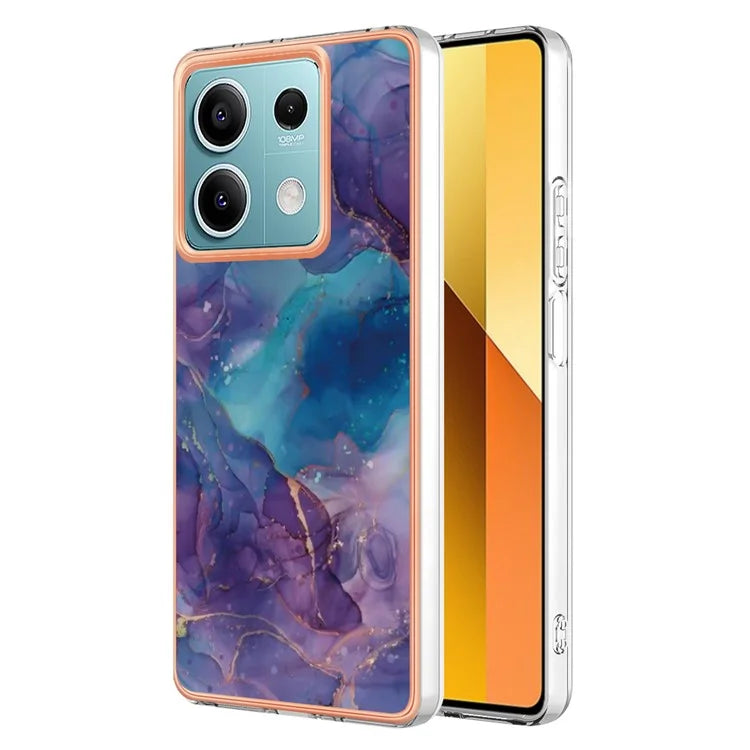 YB IMD Series-16 Style-E For Xiaomi Redmi Note 13 5G Case Electroplating Edge TPU Slim-Fit Back Cover