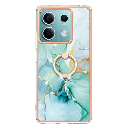YB IMD Series-10 For Xiaomi Redmi Note 13 5G TPU Case Electroplating Kickstand Phone Cover