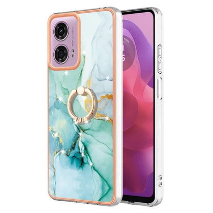 YB IMD Series-10 For Motorola Moto E14 4G / G04 4G / G04s 4G / G24 4G Phone Case Shockproof TPU Kickstand Cover