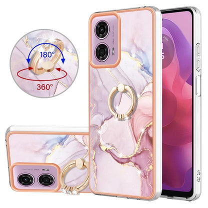 YB IMD Series-10 For Motorola Moto E14 4G / G04 4G / G04s 4G / G24 4G Phone Case Shockproof TPU Kickstand Cover