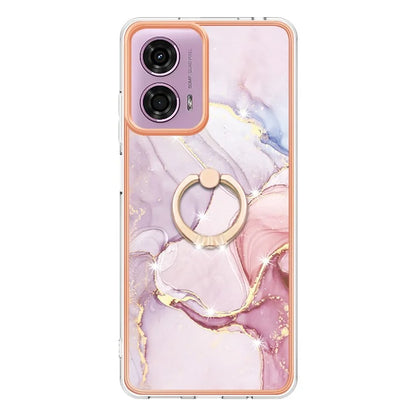 YB IMD Series-10 For Motorola Moto E14 4G / G04 4G / G04s 4G / G24 4G Phone Case Shockproof TPU Kickstand Cover