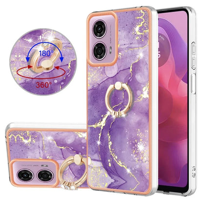 YB IMD Series-10 For Motorola Moto E14 4G / G04 4G / G04s 4G / G24 4G Phone Case Shockproof TPU Kickstand Cover