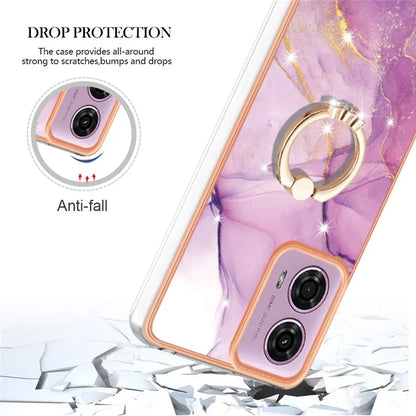 YB IMD Series-10 For Motorola Moto E14 4G / G04 4G / G04s 4G / G24 4G Phone Case Shockproof TPU Kickstand Cover