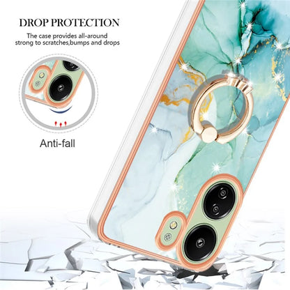 YB IMD Series-10 For Xiaomi Redmi 13C 4G / 13C 5G / 13R 5G / Poco M6 5G / Poco C65 4G Phone Case Electroplating Kickstand TPU Cover