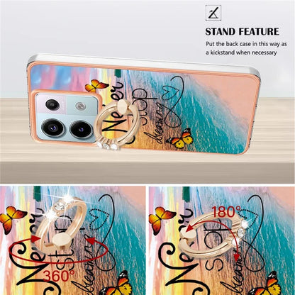 YB IMD Series-6 For Xiaomi Redmi Note 13 Pro 5G / Poco X6 5G TPU Case Ring Kickstand Cell Phone Cover