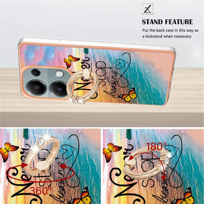YB IMD Series-6 For Xiaomi Redmi Note 13 Pro 4G / Poco M6 Pro 4G Case Electroplating Edge TPU Phone Kickstand Cover