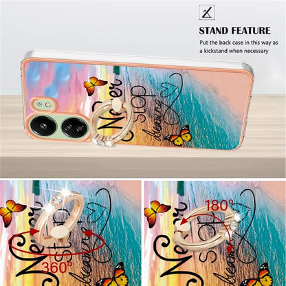 YB IMD Series-6 For Xiaomi Redmi 13C 4G / 13C 5G / 13R 5G / Poco M6 5G / Poco C65 4G Case with Kickstand TPU Phone Cover