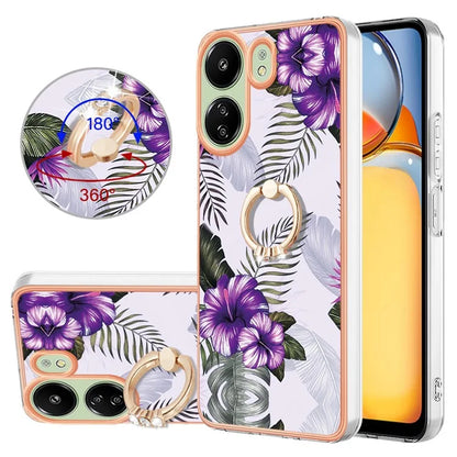 YB IMD Series-6 For Xiaomi Redmi 13C 4G / 13C 5G / 13R 5G / Poco M6 5G / Poco C65 4G Case with Kickstand TPU Phone Cover