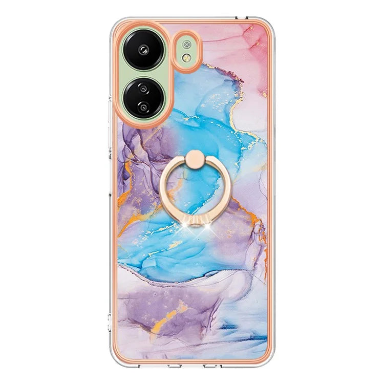 YB IMD Series-6 For Xiaomi Redmi 13C 4G / 13C 5G / 13R 5G / Poco M6 5G / Poco C65 4G Case with Kickstand TPU Phone Cover