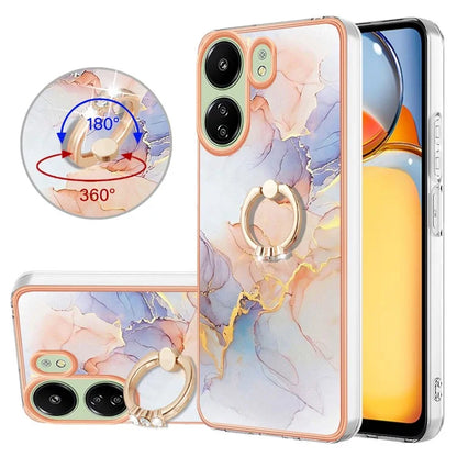 YB IMD Series-6 For Xiaomi Redmi 13C 4G / 13C 5G / 13R 5G / Poco M6 5G / Poco C65 4G Case with Kickstand TPU Phone Cover