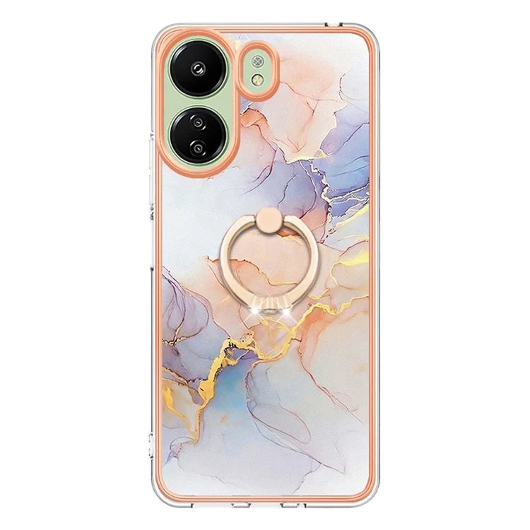 YB IMD Series-6 For Xiaomi Redmi 13C 4G / 13C 5G / 13R 5G / Poco M6 5G / Poco C65 4G Case with Kickstand TPU Phone Cover