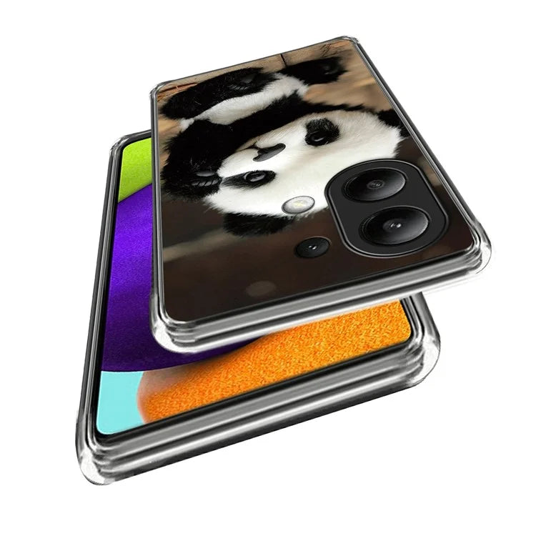 For Xiaomi Redmi Note 13 4G TPU Case Pattern Printing Slim Phone Cover