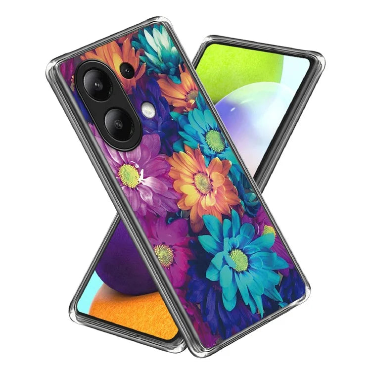 For Xiaomi Redmi Note 13 4G TPU Case Pattern Printing Slim Phone Cover