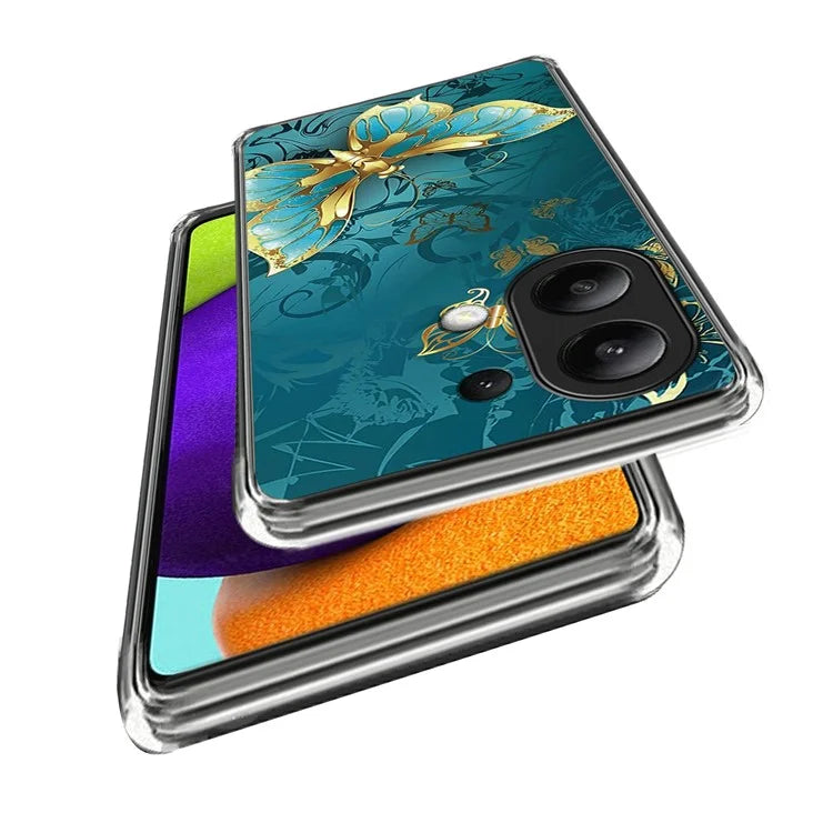 For Xiaomi Redmi Note 13 4G TPU Case Pattern Printing Slim Phone Cover