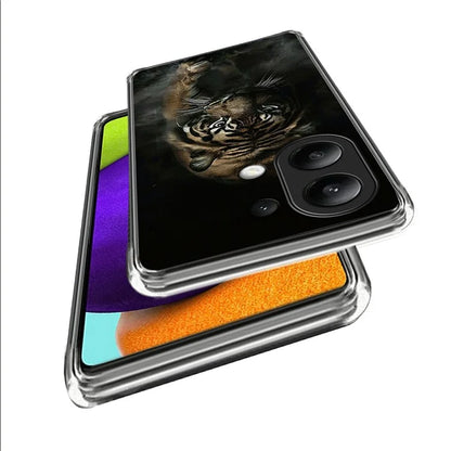 For Xiaomi Redmi Note 13 4G TPU Case Pattern Printing Slim Phone Cover