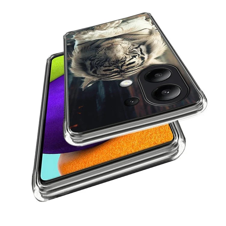For Xiaomi Redmi Note 13 4G TPU Case Pattern Printing Slim Phone Cover