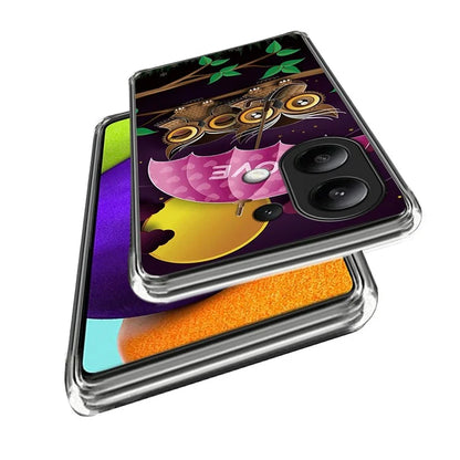 For Xiaomi Redmi Note 13 4G TPU Case Pattern Printing Slim Phone Cover