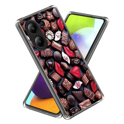For Xiaomi Redmi Note 13 4G TPU Case Pattern Printing Slim Phone Cover