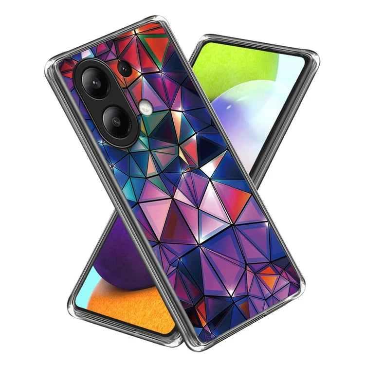 For Xiaomi Redmi Note 13 4G TPU Case Pattern Printing Slim Phone Cover
