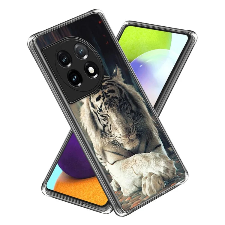 For OnePlus Ace 3 5G / 12R 5G Phone Case Slim Pattern Printed TPU Cover