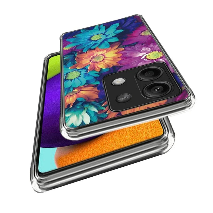 For Xiaomi Redmi Note 13 5G Phone Case Soft TPU Back Shell with Pattern Printing