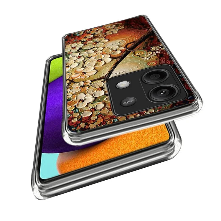 For Xiaomi Redmi Note 13 5G Phone Case Soft TPU Back Shell with Pattern Printing