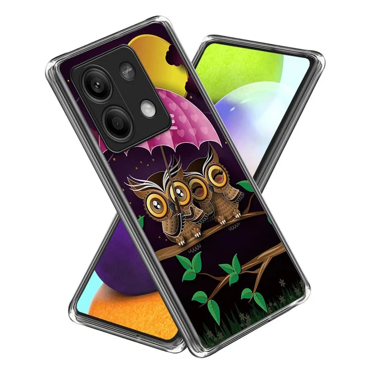 For Xiaomi Redmi Note 13 5G Phone Case Soft TPU Back Shell with Pattern Printing