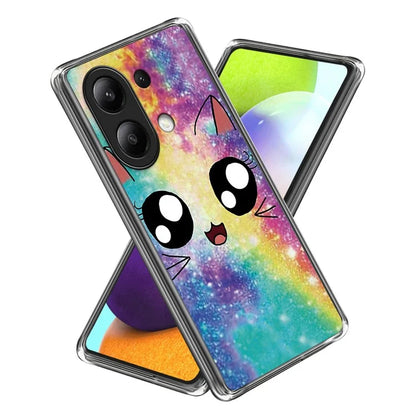 For Xiaomi Redmi Note 13 4G Phone Case Pattern Printed Shock-absorbing TPU Back Cover