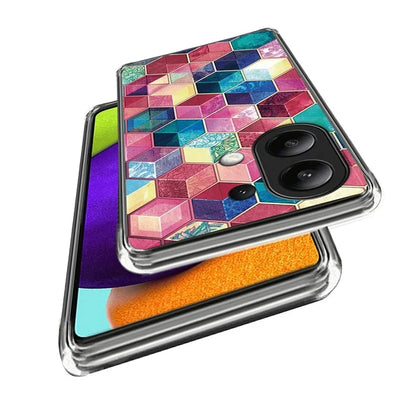 For Xiaomi Redmi Note 13 4G Phone Case Pattern Printed Shock-absorbing TPU Back Cover