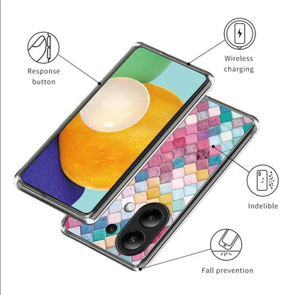 For Xiaomi Redmi Note 13 4G Phone Case Pattern Printed Shock-absorbing TPU Back Cover