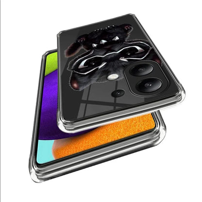 For Xiaomi Redmi Note 13 4G Phone Case Pattern Printed Shock-absorbing TPU Back Cover
