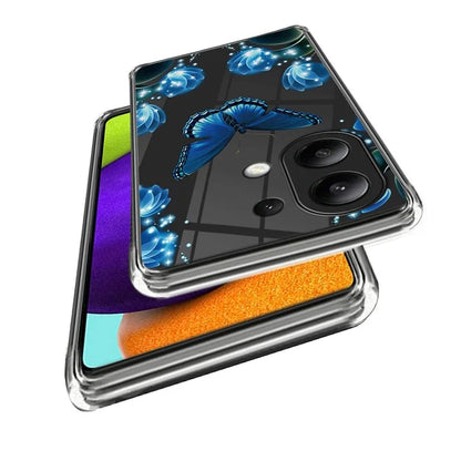 For Xiaomi Redmi Note 13 4G Phone Case Pattern Printed Shock-absorbing TPU Back Cover