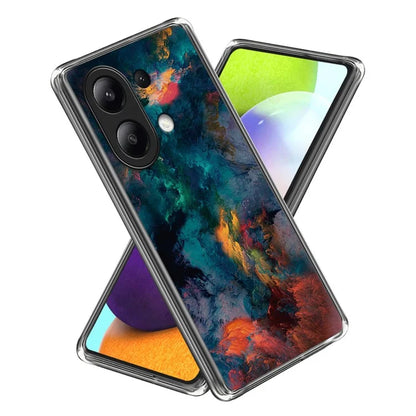 For Xiaomi Redmi Note 13 4G Phone Case Pattern Printed Shock-absorbing TPU Back Cover