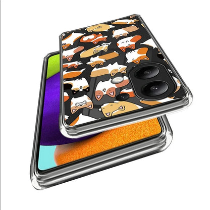 For Xiaomi Redmi Note 13 4G IMD Pattern Printing Cellphone Case TPU Protective Cover