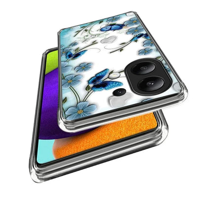 For Xiaomi Redmi Note 13 4G IMD Pattern Printing Cellphone Case TPU Protective Cover