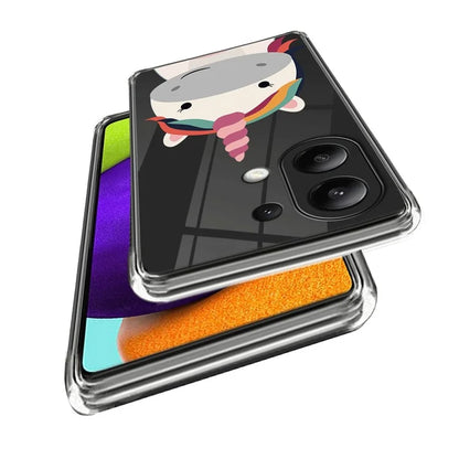 For Xiaomi Redmi Note 13 4G IMD Pattern Printing Cellphone Case TPU Protective Cover
